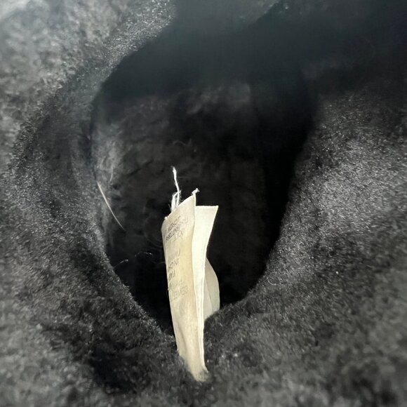 J. Crew Black Cozy Lace Up Suede Wedge Boots | Size 8 - Picture 4 of 10